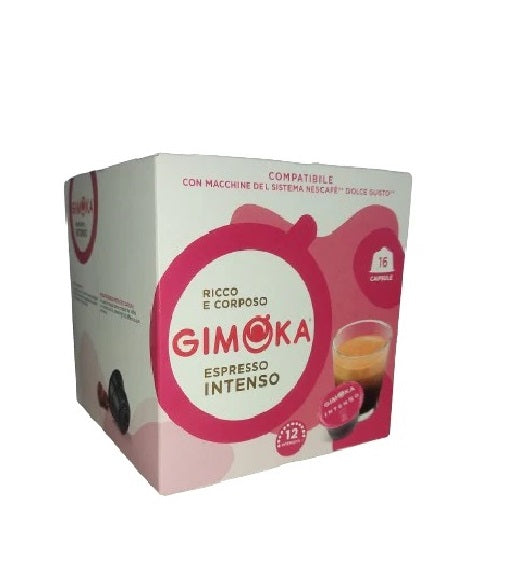 Gimoka Espresso Intenso 16 capsulas - 12 intensidad