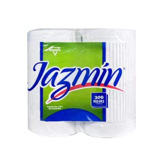 JAZMIN-Papel higiénico de 300 hojas