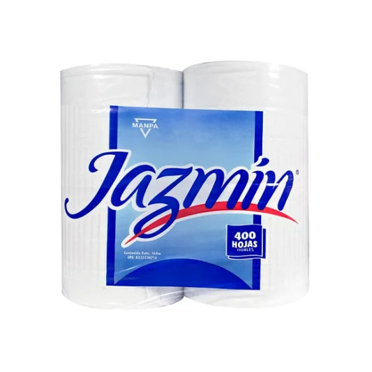 JAZMIN-Papel higiénico de 400 hojas