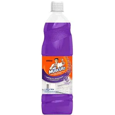 Mr Musculo Limpiador antibacterial Concentrado Campos de lavanda 900 ml