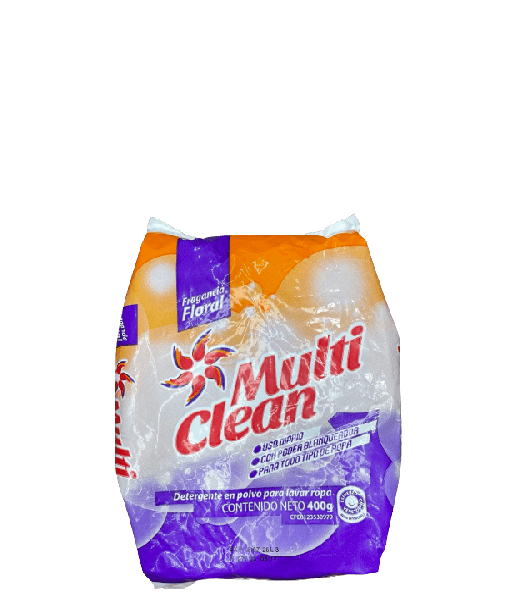 Multi Clean Detergente Fragancia Floral 400g