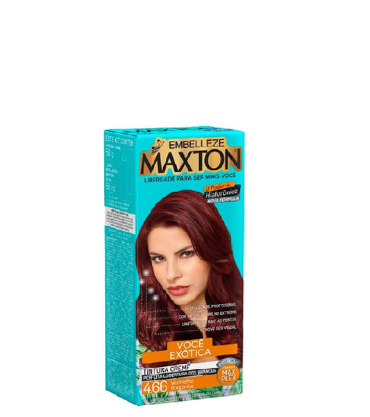 Embelleze Maxton Tinte 4.66 Vermelho Borgonha - Rojo Borgoña