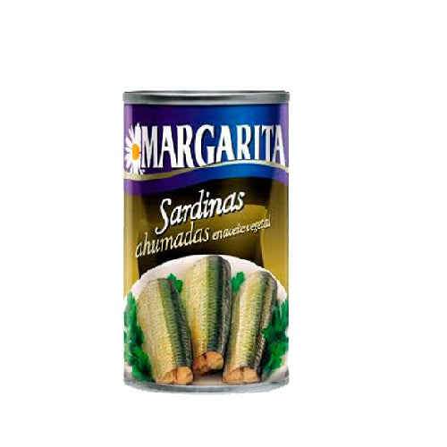 Margarita Sardinas ahumadas en aceite vegetal 170gr