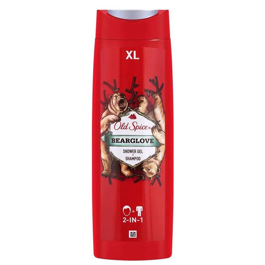 Old Spice Bearglove -Shampoo + gel de ducha con aroma a cidra y sándalo 2 en