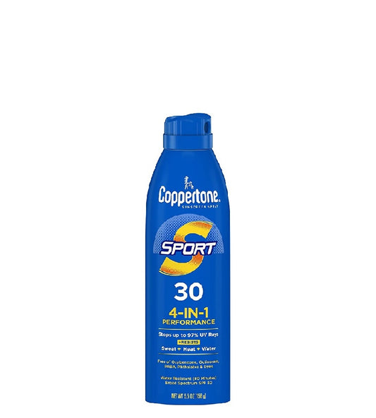 Coppertone Sport 4-IN-1 Performance - Rendimiento deportivo 4 en 1 SPF30 156g