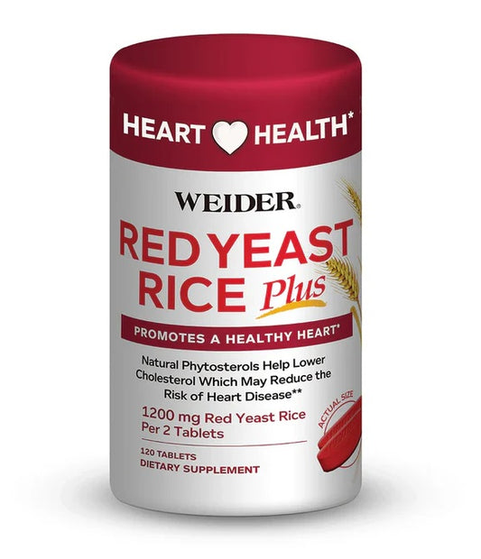 Weider Red Yeast Rice Plus Arroz Levadura Roja Plus 1200mg