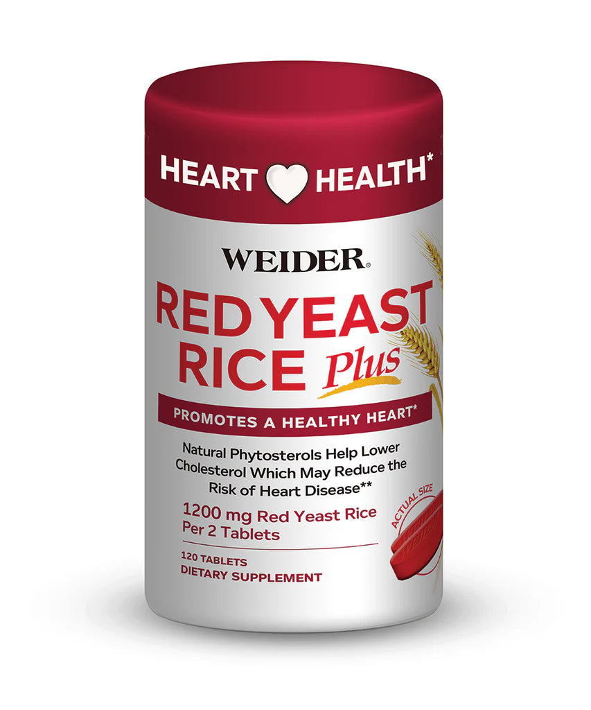 Weider Red Yeast Rice Plus Arroz Levadura Roja Plus 1200mg