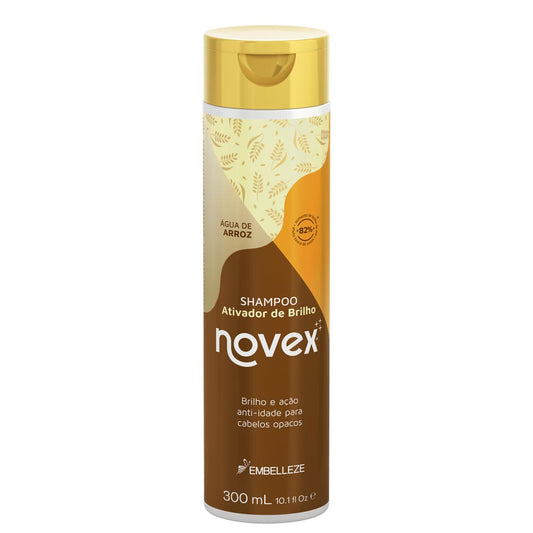 Embelleze Novex Shampoo activador de brillo con agua de arroz 300ml