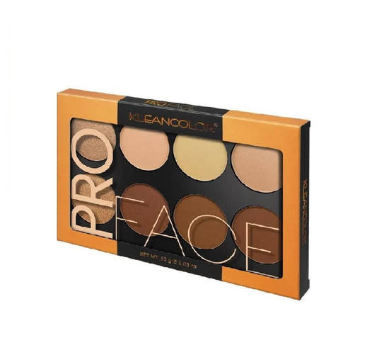 Kleancolor Pro Face Highlight & Contour Palette