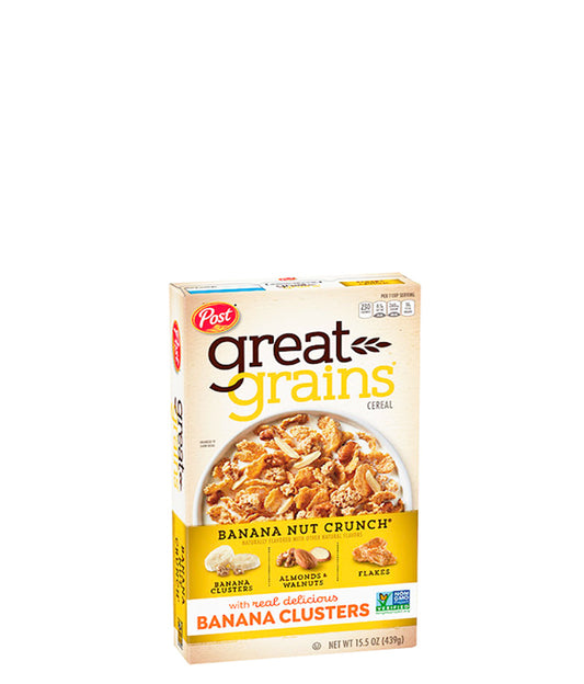 Post Great Grains Cereal Banana Nut Crunch 439g