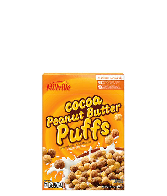 Mill Ville Cocoa Peanut Butter Puffs 369g