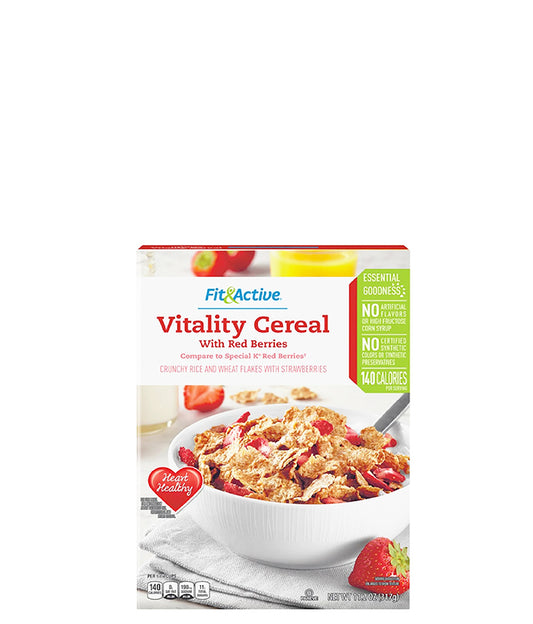 Fit&Active Vitality Cereal With Red Berries 317g