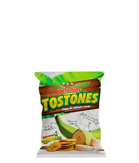 Delichips Tostones Chips De Plátano Verde 42g