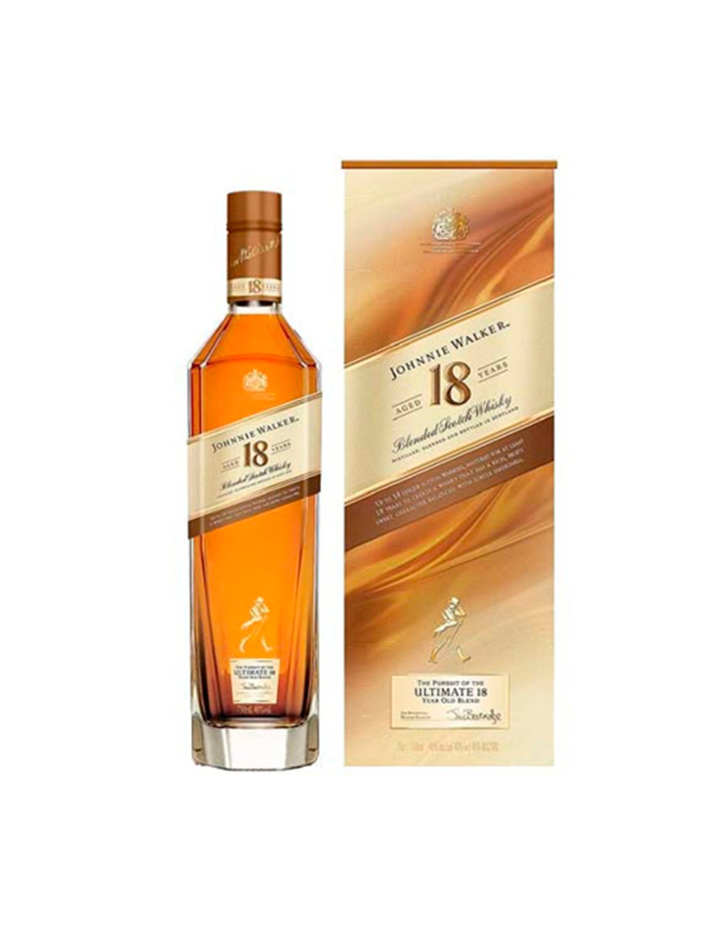 Johnnie Walker blended scotch whisky 18 años 750ml.