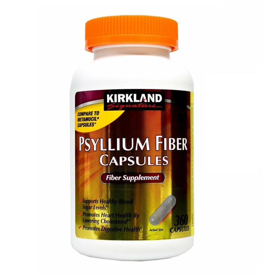 Kirkland Psyllium fiber (Fibra) 360 Capsulas