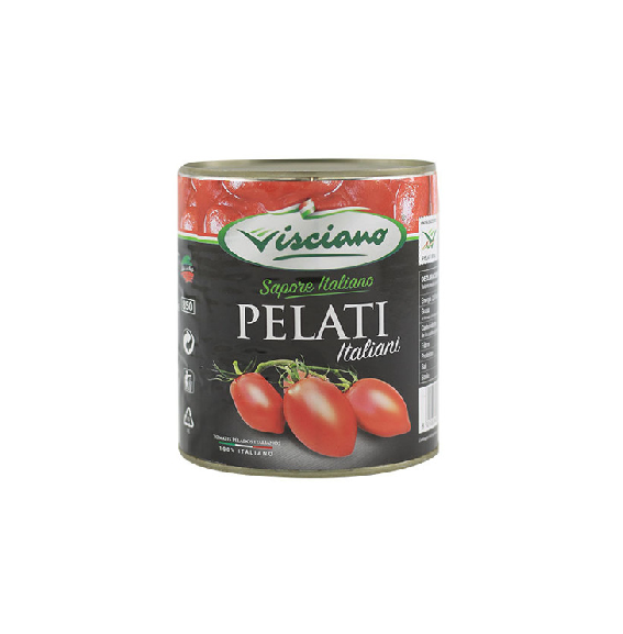 Visciano Sapore Italiano Pelati Italiani 800g - Tomates Italianos Pelados