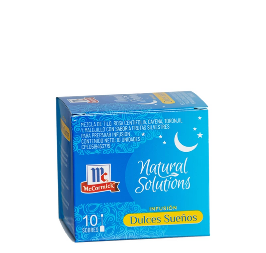 McCormick Natural Solutions Infusion Dulces Sueños 10 Sobres