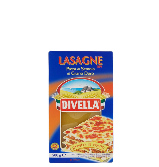 Divella Lasagne Pasta Di Semola Di Grano Duro 500g