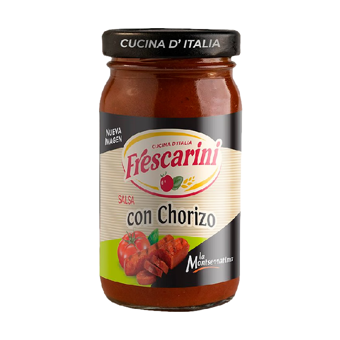 Frescarini Salsa Con Chorizo La Montserratina 190g