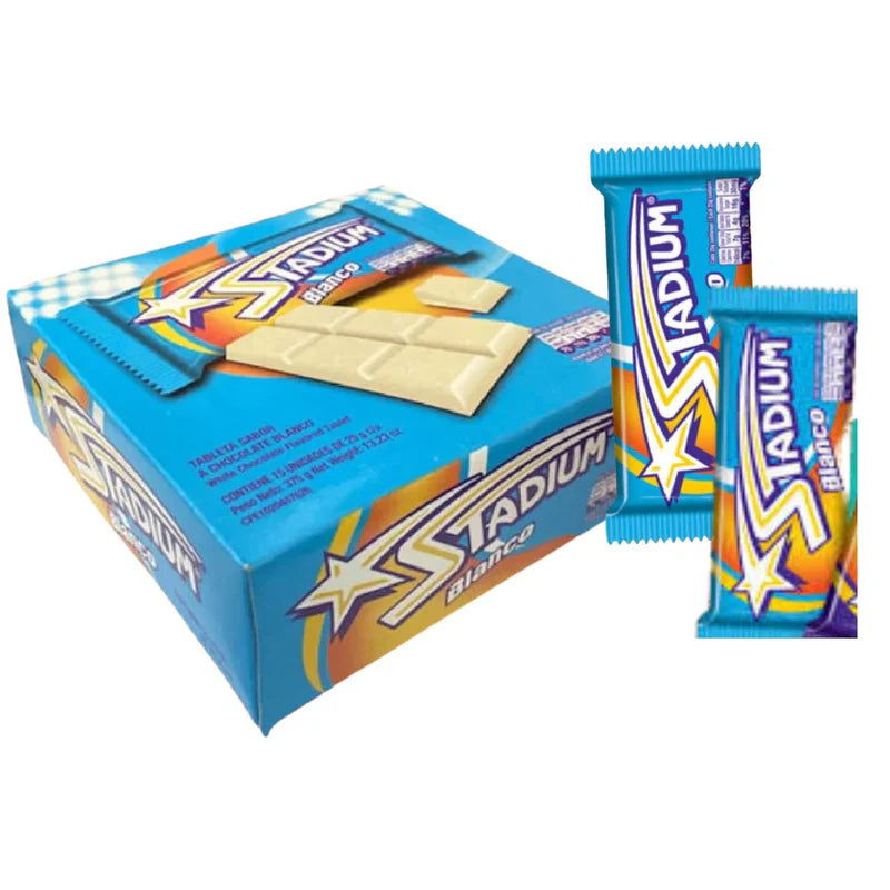 St. Moritz chocolate blanco stadium 25g