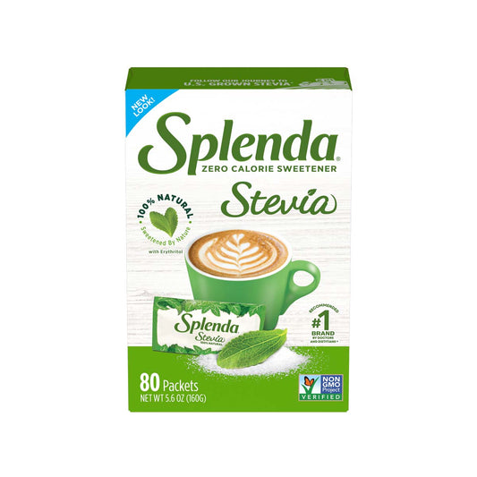 Splenda stevia edulcorante sin calorías 80 packets 160g