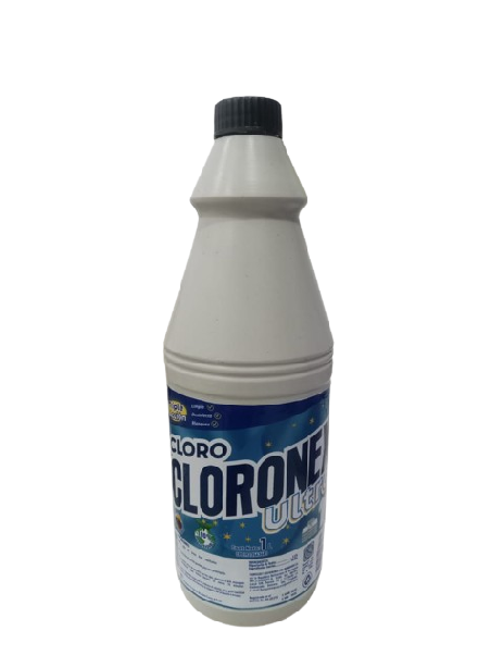 Cloronex Ultra Cloro Triple Accion Limpia, Desinfecta, Blanquea 1L