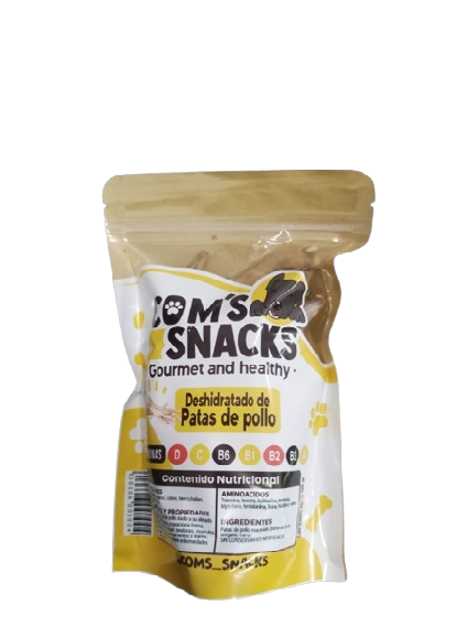 Com's Snacks Deshidratado de patas de pollo 100g