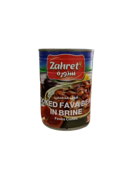 Zahret Cooked Fava Beans In Brine With Paprika 400g