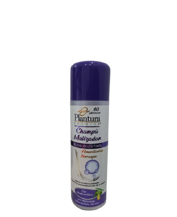 Plantura Premium Champú Matizador con Aceite de Oliva 240ml