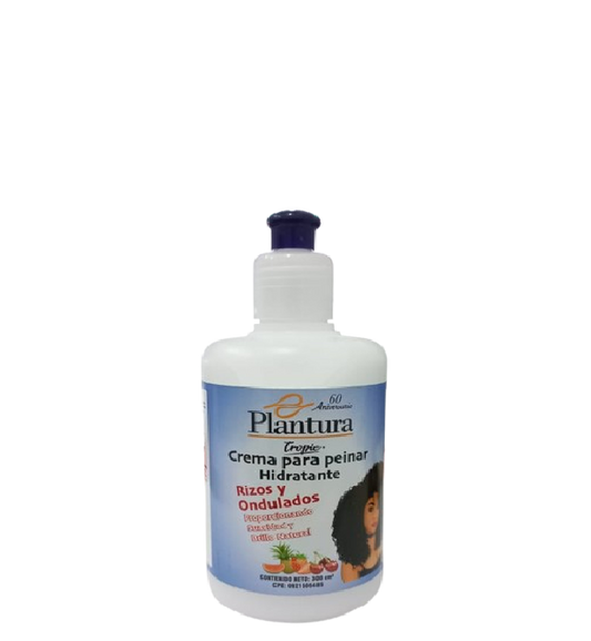 Plantura Tropic Crema para Peinar Hidratante Para Rizos y Ondulado 300ml