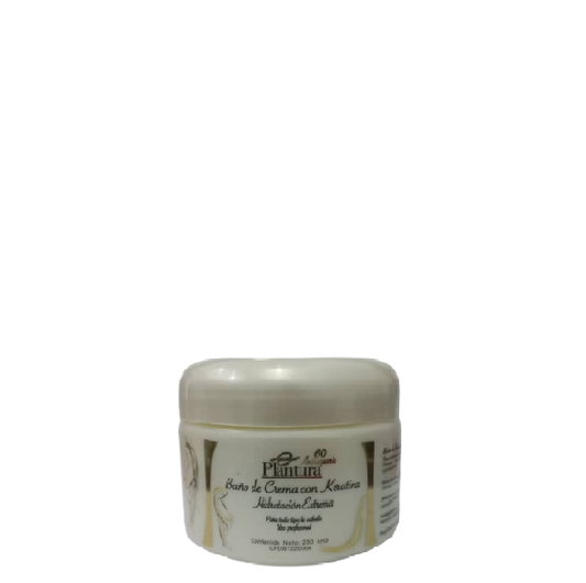 Plantura Baño de Crema con Keratina Hidratación Profunda 250ml