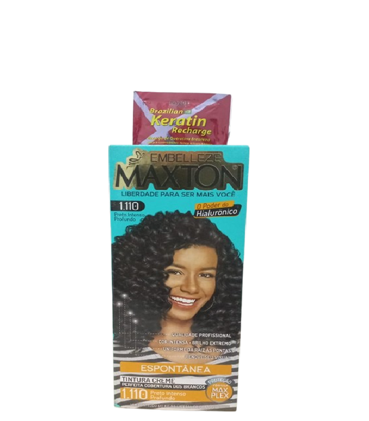 Embelleze Maxton Tinte 1.110 Preto Intenso Profundo - Negro intenso profundo