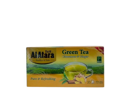 Beit Al Atara Green Tea Cinnamon & Ginger 40g