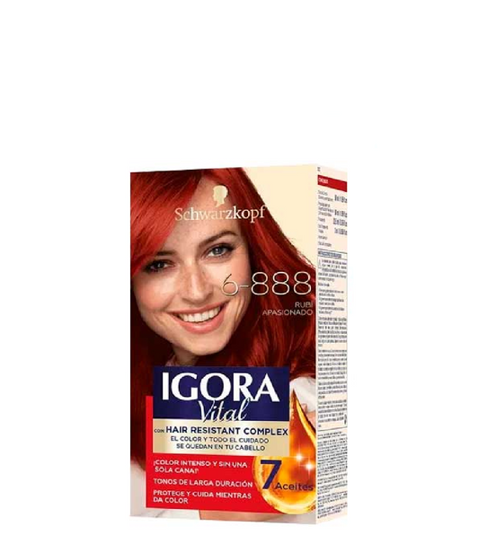 Schwarzkopf Igora Vital Tinte 6-888 Rubí Apasionado