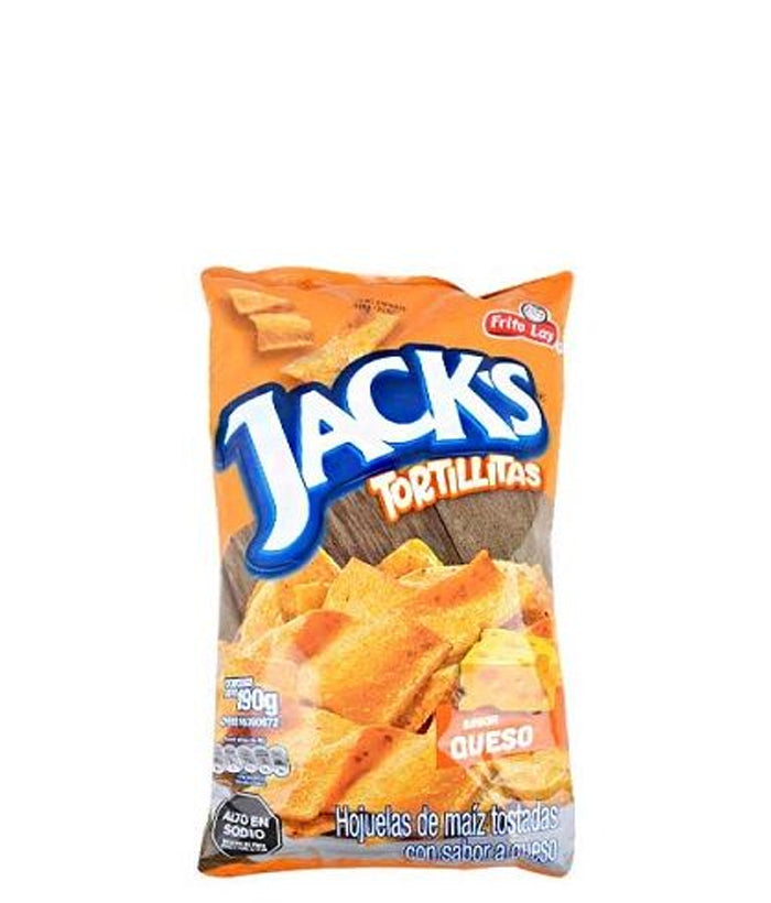 Frito Lay Jack's Tortillas Sabor A Queso 190g