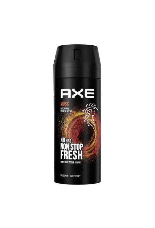 Axe Deodorant  Body Spray Musk Patchouli & Fougere 150ml