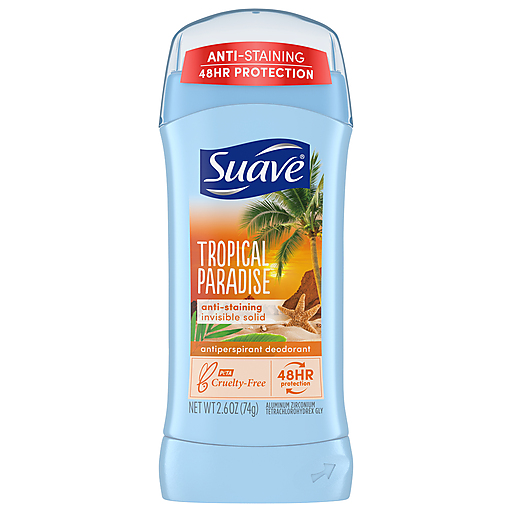 Suave Tropical Paradise en barra para mujer