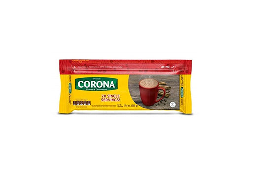 CHOCOLATE CORONA CLAVOS Y CANELA 500G