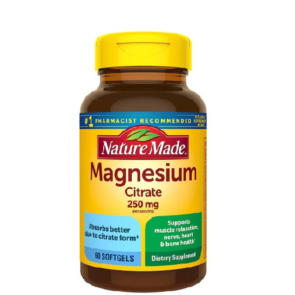 Nature Made Citrato de Magnesium 250 mg