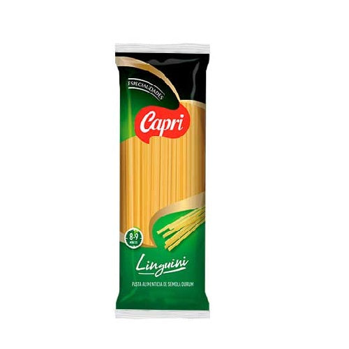 Capri Pasta Alimenticia de sémola Durum Linguini 1 Kg