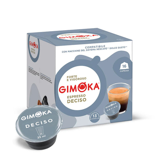 Gimoka Espresso deciso 16 capsulas - 13 intensidad