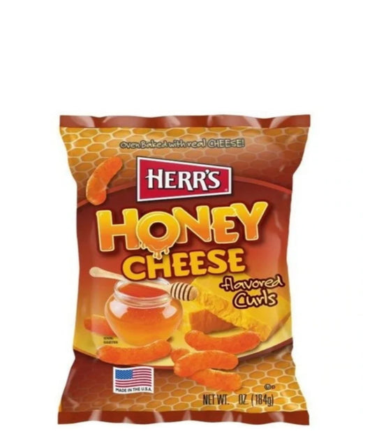 Herr's Honey Cheese Sabor A Queso Y Miel 184g