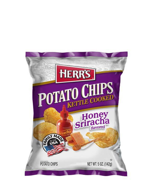 Herr's Potato Chips Kettle Cooked Honey Sriracha 142g