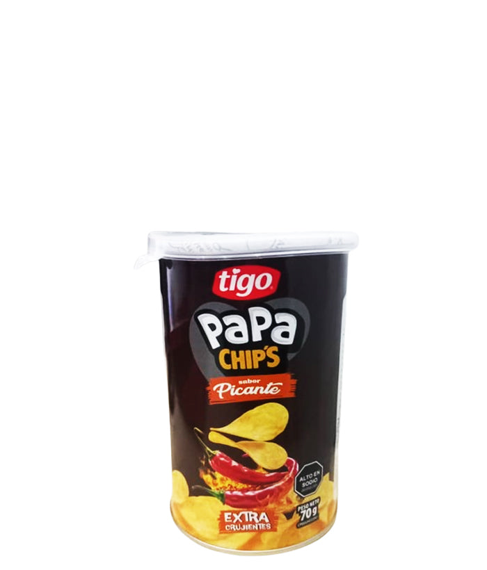 Tigo Papa Chip's Sabor a Picante 70g