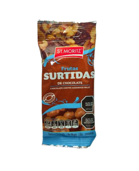 St Moritz Frutas Surtidas De Chocolate 40g