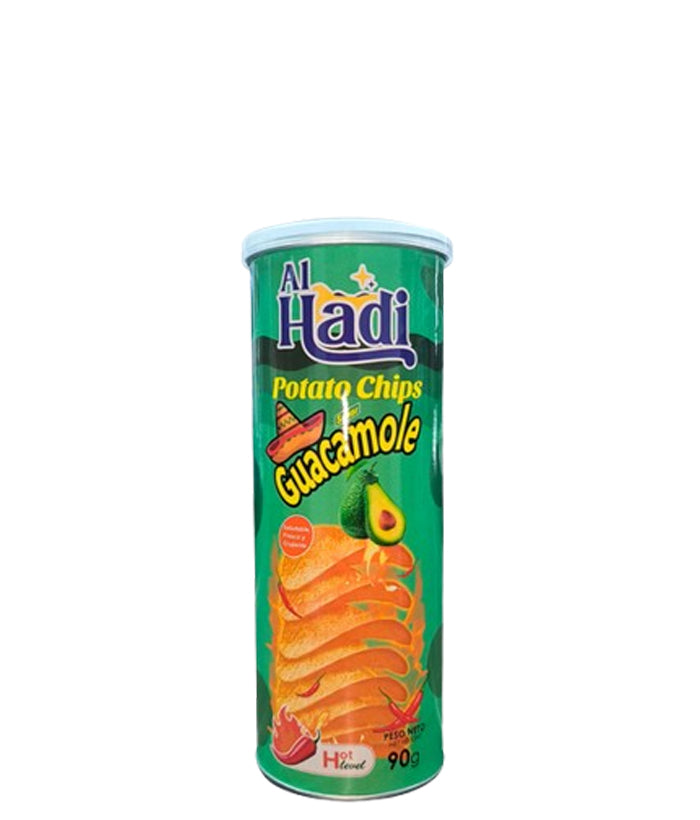 Al Hadi Potato Chips Sabor Guacamole 90g