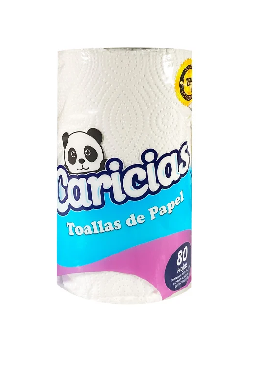 Caricias Toallas De Papel 80 Hojas 16,24 M