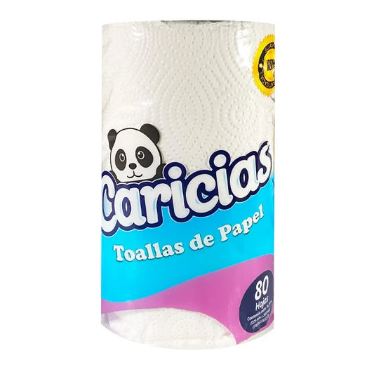 Toallas de papel CARICIAS 80 hojas de papel multi uso