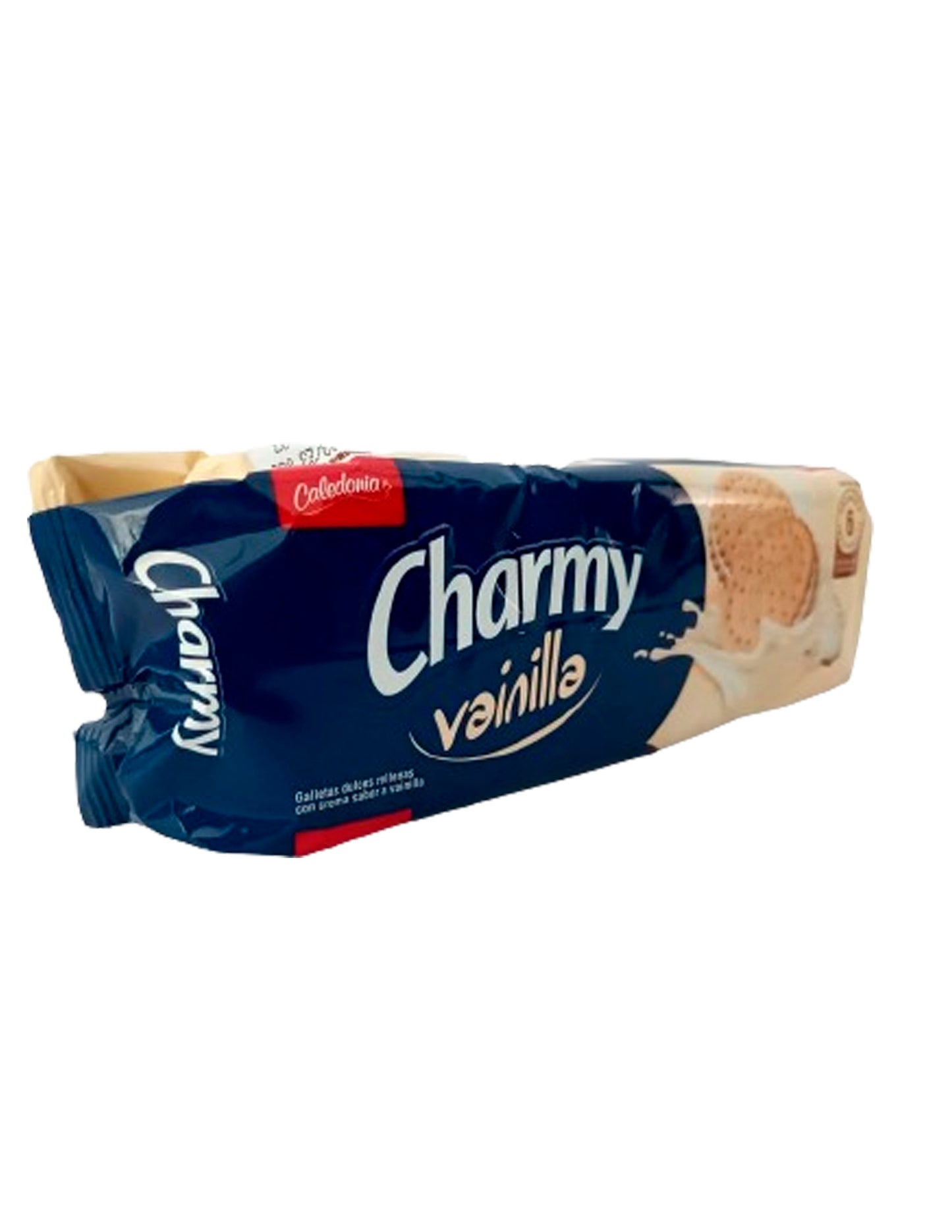 Caledonia Charmy Galletas sabor a Vainilla - Paquete de 6 Unidades