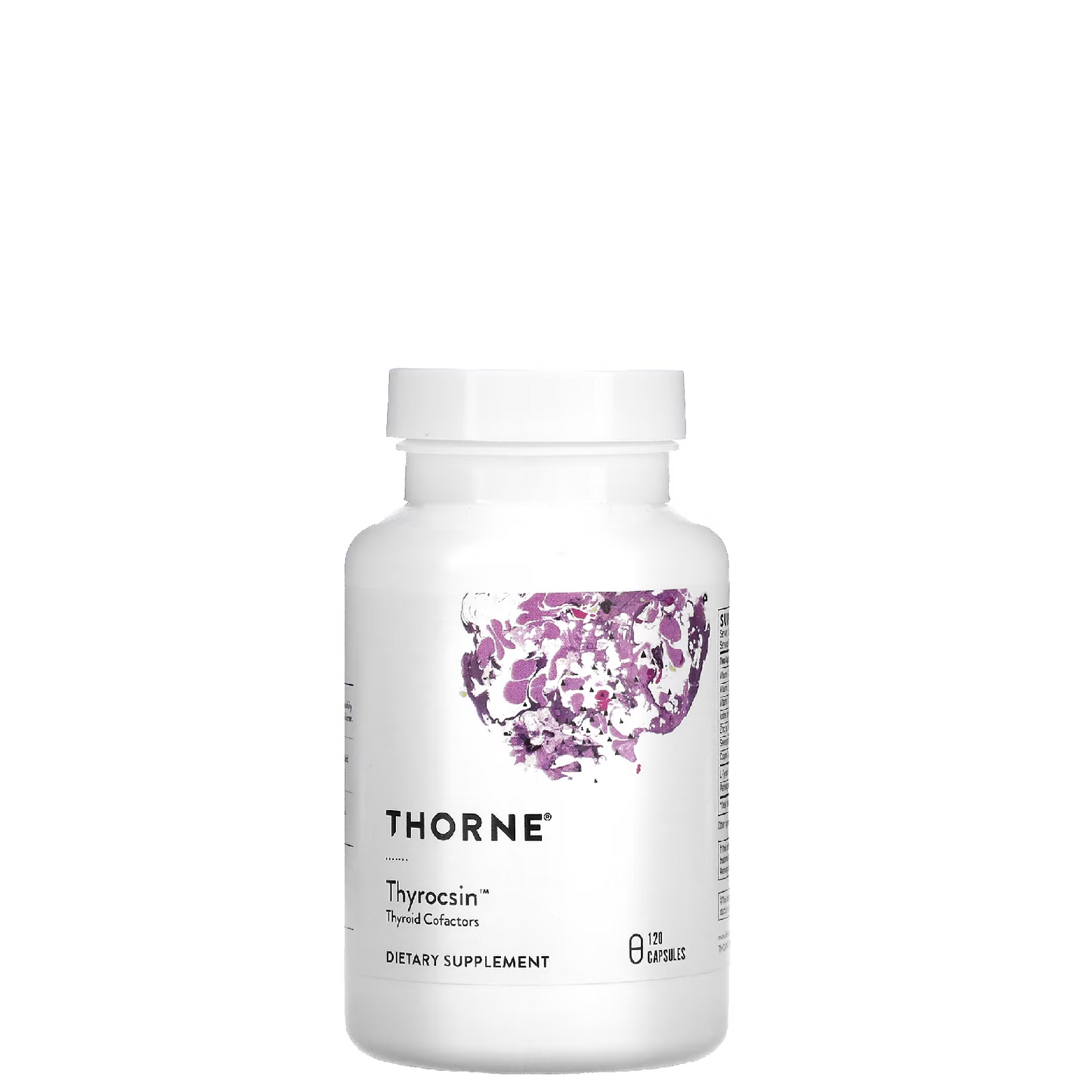 Thorne Thyrocsin Thyroid Cofactors Dietary Supplement - Suplemento dietético de cofactores tiroideos tirocsina 120 Capsulas